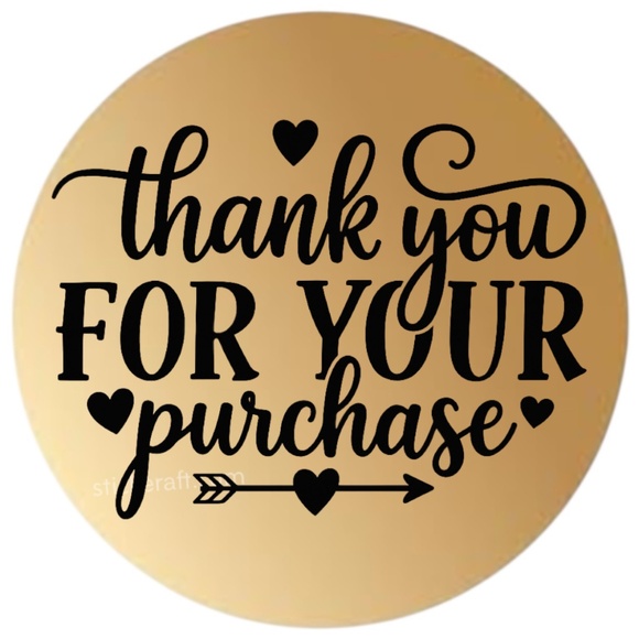 Thank You for Your Purchase Stickers β 2" for Poshmark & Small Business β 100 PC - Picture 10 of 16